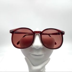 Vintage Pathway Burgundy Oval Sunglasses Frames